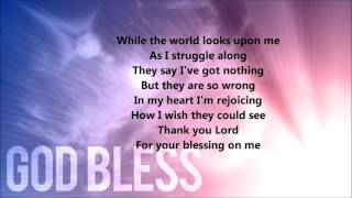 Thank You Lord For Your Blessings On Me Lyrics [upl. by Adamina674]