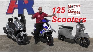 3 very different 125 scooters [upl. by Neumann]