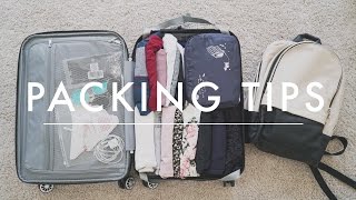 Travel Packing Tips  How to Pack a CarryOn  Packing Checklist Download [upl. by Pentheas469]