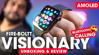 FireBoltt VISIONARY Unboxing amp Review ⚡️ CHEAPEST AMOLED Calling Smartwatch  Best Smartwatch 2022 [upl. by Ediva]