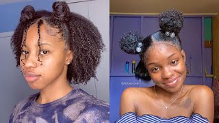 VIDEOS DE COIFFURES FACILES POUR CHEVEUX CREPUS NATURELS [upl. by Ahsiniuq588]