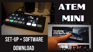 Blackmagic ATEM MINI Setup  How to download the software [upl. by Stead]