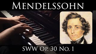 Mendelssohn  Songs Without Words Op 30 No 1 [upl. by Notsob]