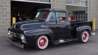 1956 Ford F100 Custom Cab Pickup V8 [upl. by Nnylkoorb]