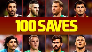 100 Best Goalkeeper Saves Of The Decade • 20102019 [upl. by Atsyrk896]