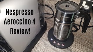 Nespresso Aeroccino 4 Milk Frother Review  Worth upgrading from the Aeroccino 3 [upl. by Devan]