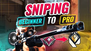 4 Levels of SNIPING Beginner to Pro  Valorant [upl. by Hadihahs]