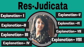 Res Judicata Explanation I  VIII  CPC [upl. by Champaigne182]