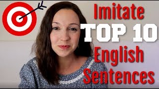 How to Pronounce TOP 10 English Sentences [upl. by Runck]