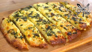 Garlic Bread  Low Carb Keto Diet Fast Food [upl. by Leda]