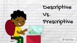 Descriptive Vs Prescriptive  Definition  Explanation  Examples  Linguistics [upl. by Lap451]