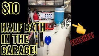 DIY Garage Urinal  Redneck Style [upl. by Leverett964]