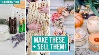 10 Crafts to MAKE amp SELL  The DIY Mommy [upl. by Adey]