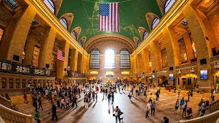 Walking Tour of Grand Central Terminal — New York City 【4K】🇺🇸 [upl. by Nerrawed]