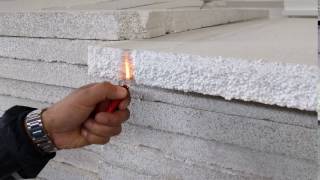 Expanded polystyrene foam EPS can be fire proof [upl. by Albion]