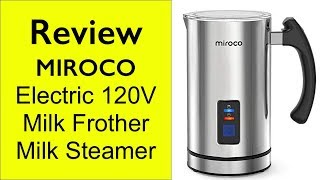 Review Miroco Milk Frother  How to make froth milk at home [upl. by Aihtennek]