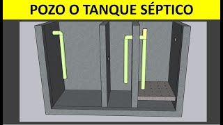 POZOS SÉPTICOS  DISEÑO DE TANQUES SÉPTICOS  SEPTIC TANK [upl. by Nyleahcim195]