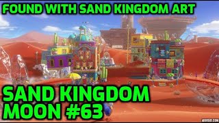 Super Mario Odyssey  Sand Kingdom Moon 63  Found with Sand Kingdom Art [upl. by Affrica]