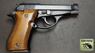 Beretta Model 84 380 ACP Pistol Review [upl. by Bilow]