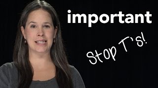 How to Pronounce IMPORTANT  American English [upl. by Myna]