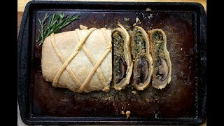 Mushroom Wellington I The Buddhist Chef [upl. by Anilehs]