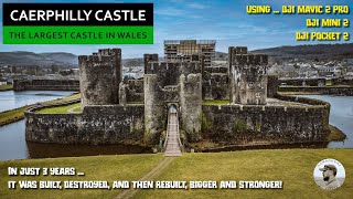 Caerphilly Castle  The Largest in Wales 2nd in Britain [upl. by Adlog]