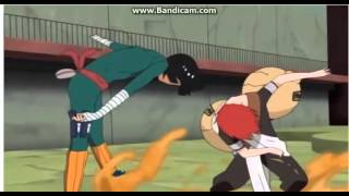 Gaara vs Rock Lee  Full Fight English Dub 1\5 [upl. by Ulick]