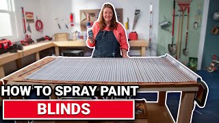 How To Spray Paint Blinds  Ace Hardware [upl. by Lacey]