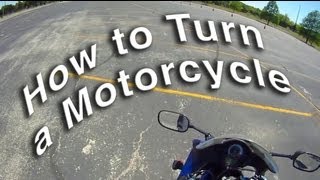 How to Turn a Motorcycle  Counterweight vs Countersteering [upl. by Baudoin]