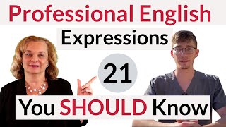 21 Professional English Expressions You Should Know [upl. by Anilek]