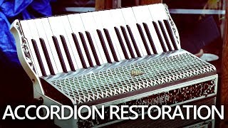 Amateur Accordion Restoration Part I  Keys [upl. by Ayanal]