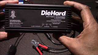 Lets Unbox the DieHard 6v12v Battery ChargerMaintainer [upl. by Nila]