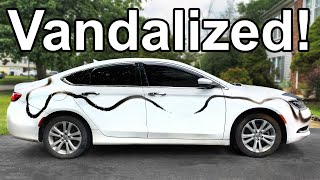 How to Remove Spray Paint from a VANDALIZED Car [upl. by Ginsburg457]