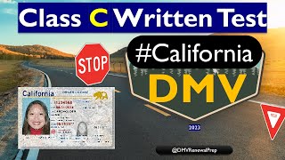 DMV Class C Written Test 2023  California NonCommercial Driving License Guide [upl. by Einaj]