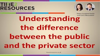 Understanding the public and private sector [upl. by Aihsinat]