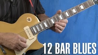 12 Bar Blues Guitar Lesson [upl. by Lamond392]