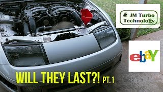 Installing Ebay Turbos On a Nissan 300zx PART ONE [upl. by Yennek]