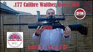 The 177 Walther Rotex RM8 amp Aeon 3 12 x 50mm SF field review [upl. by Dleifrag]