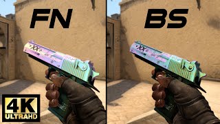 CSGO Desert Eagle  Printstream  Skin showcase and gameplay all floatswear 4K60FPS [upl. by Idieh]