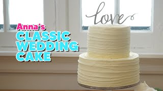 Incredible Classic Wedding Cake Recipe  Annas Occasions [upl. by Nuahsak]