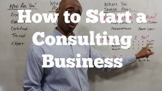 How to Start A Consulting Business [upl. by Anaidni]