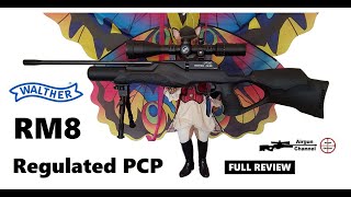 Walther ROTEK RM8 Rotex Full Review Regulated PCP Rifle  Accuracy Test [upl. by Aikemet]