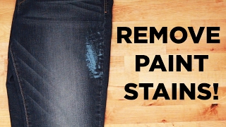 How to Remove Paint Stains [upl. by Eynaffit660]