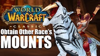 How to Obtain Other Races Mounts in Classic WoW  FULL REPUTATION GUIDE [upl. by Aivilo]