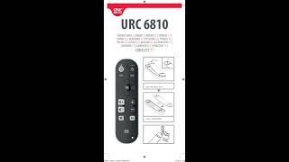 One For All Universal Remote Instructions  URC 6810 Manual [upl. by Aremihc]