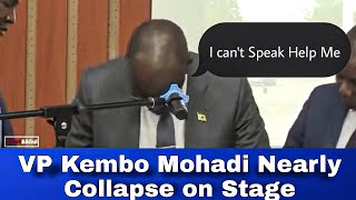 Breaking 😳 Kembo Mohadi Nearly Collapse on Stage [upl. by Anilos]