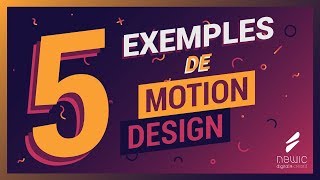 5 exemples de motion design [upl. by Aisila]