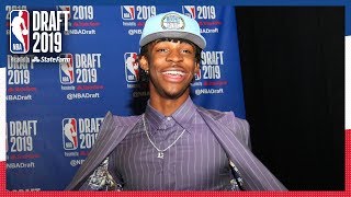 Ja Morant Selected 2nd OVERALL  2019 NBA Draft [upl. by Steven]