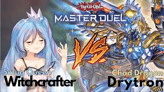 Witchcrafter VS Drytron Yugioh Master Duel [upl. by Nirrac70]