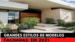 100 Grande Estilos de Fachadas de Casas Modernas Para 2021 [upl. by Macmahon]